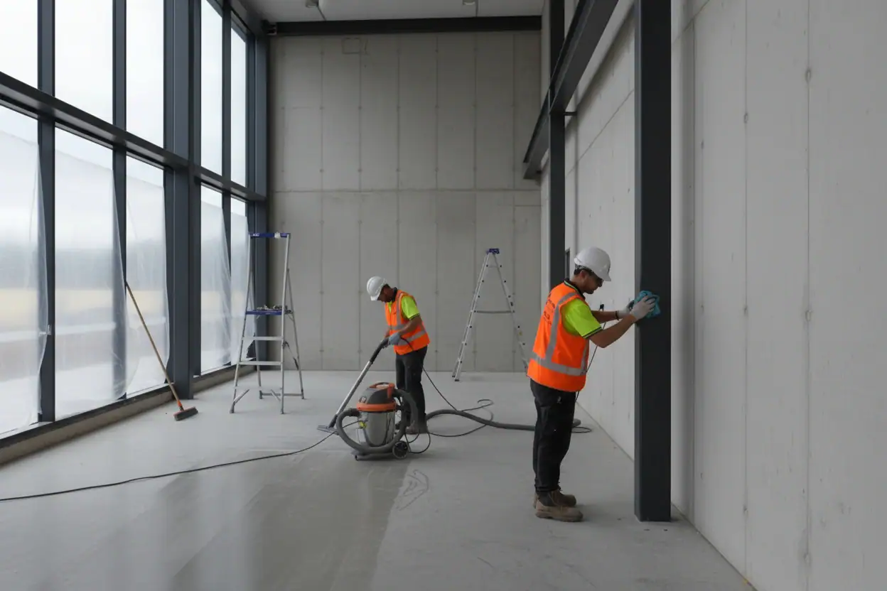 What Should You Expect from a Commercial Cleaning Company on a Construction Site?